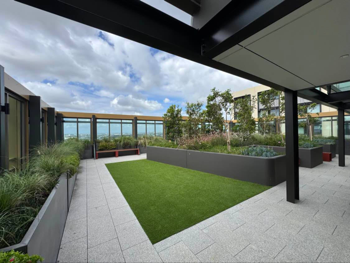 Wee Hur Accommodation — commercial landscaping in Redfern by MB Landscaping